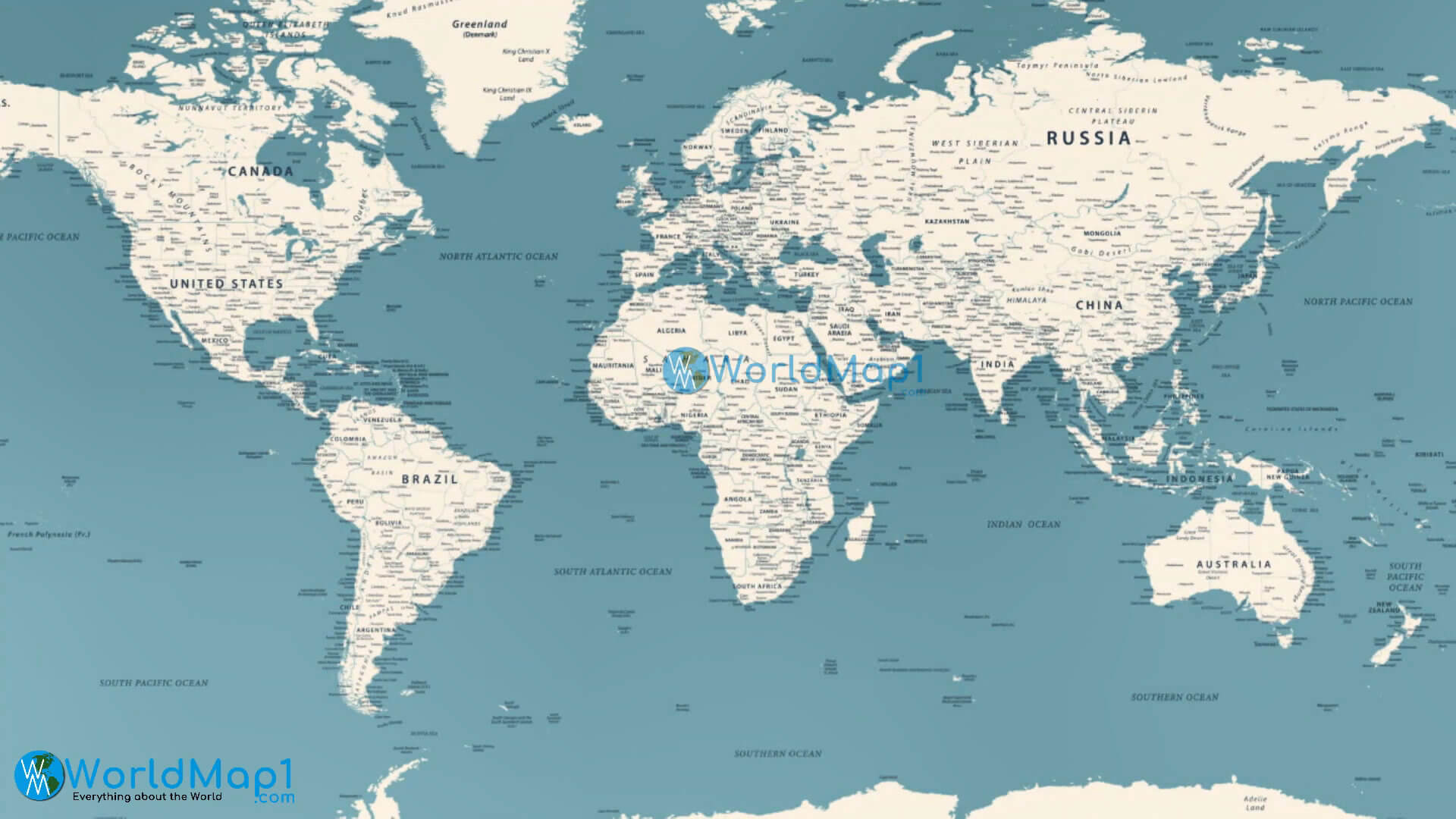 Dünya Ülkeleri ve Şehirleri Haritası